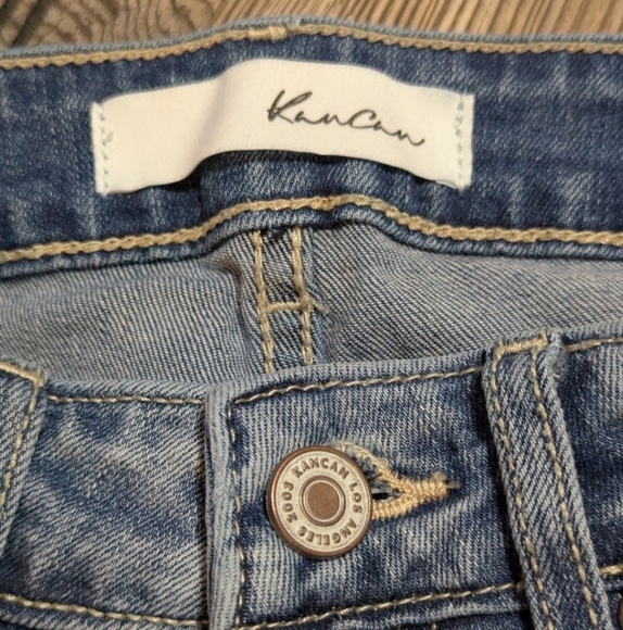 KanCan size 3/25 distressed medium wash skinny jeans - Picture 10 of 12